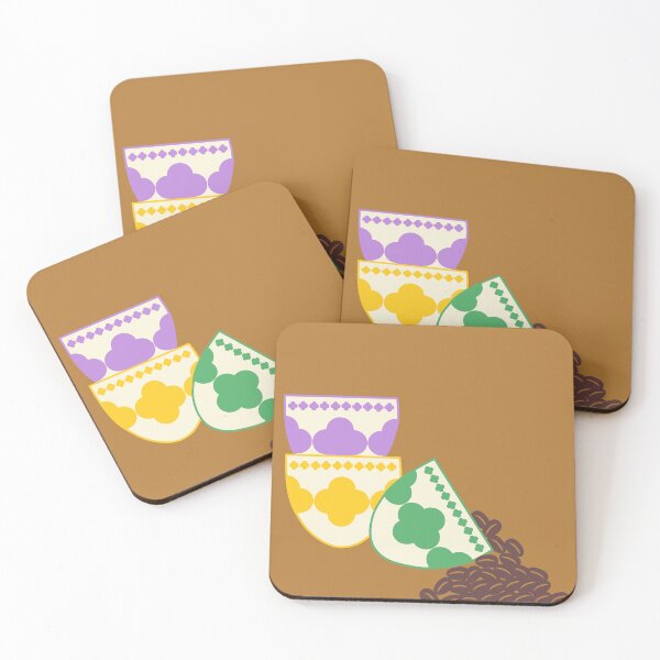 Item preview, Coffee time with different colours of cup  designed and sold by SWAR89.
