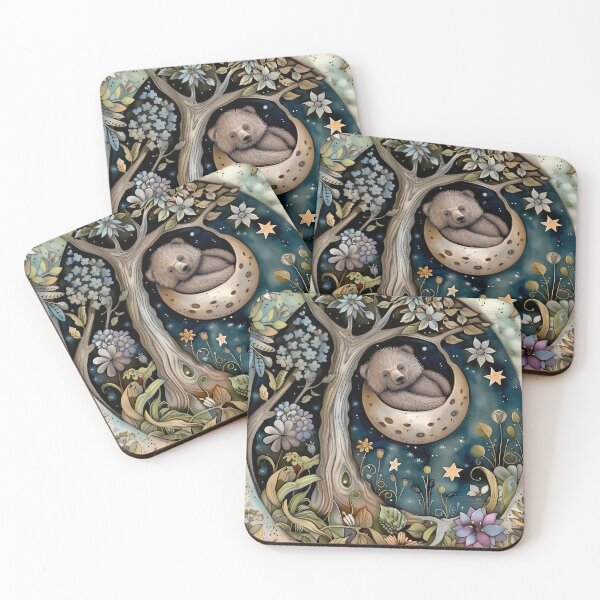Item preview, Celestial Woodland Bear designed and sold by PawPrintStyles.