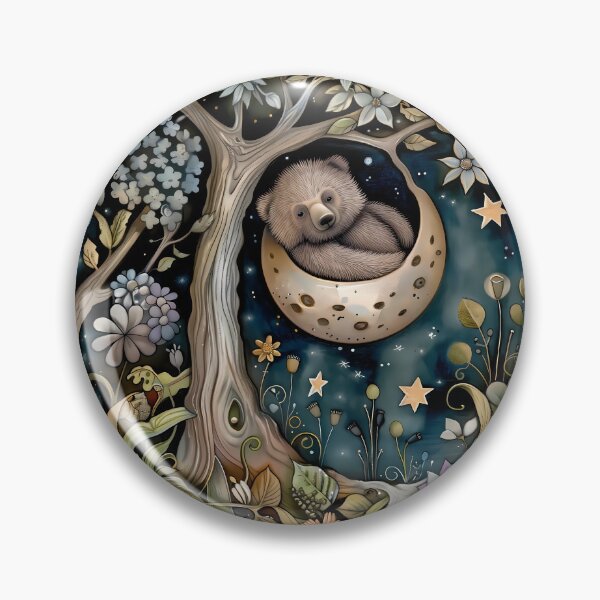 Item preview, Celestial Woodland Bear designed and sold by PawPrintStyles.