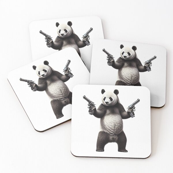 Item preview, Pandamonium: Armed and Adorable. designed and sold by Linework Studio.