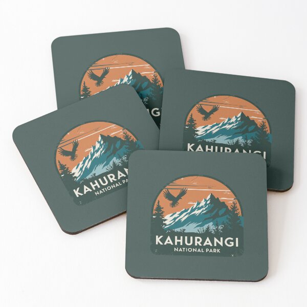 Item preview, Kahurangi National Park logo emblem #2 designed and sold by ArtFusion-Shop.