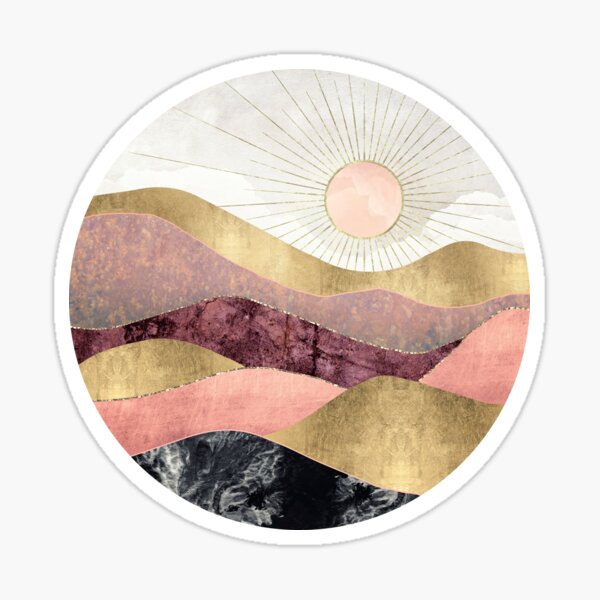 Aperçu de l'œuvre Soleil rougissant créée et vendue par spacefrogdesign.