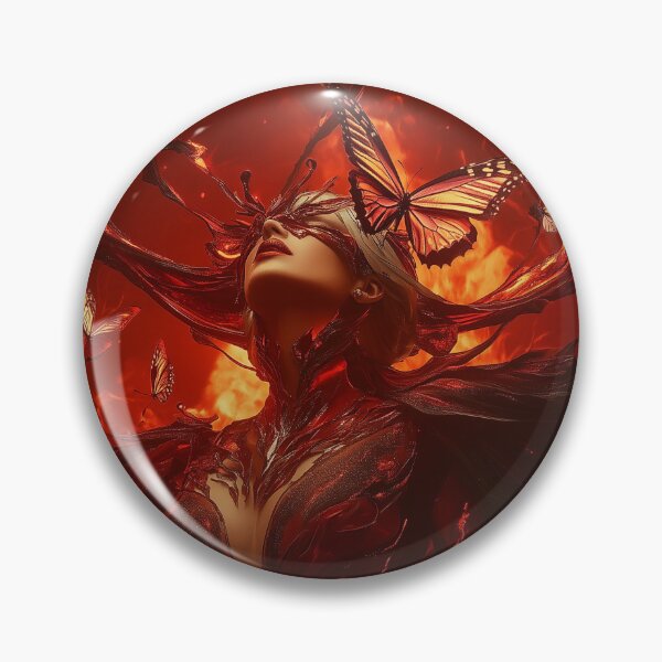Item preview, Lady Fire Butterfly designed and sold by RiriCoShop.
