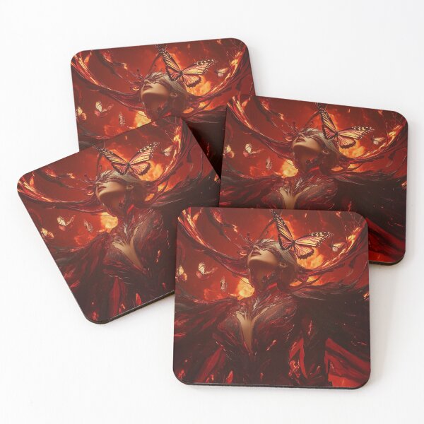 Item preview, Lady Fire Butterfly designed and sold by RiriCoShop.