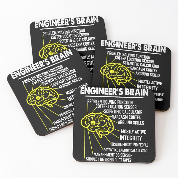 Item preview, Engineer's Brain Funny Engineering Games Process designed and sold by GrahamEllis.
