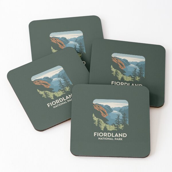 Item preview, Fiordland National Park logo emblem #2 designed and sold by ArtFusion-Shop.