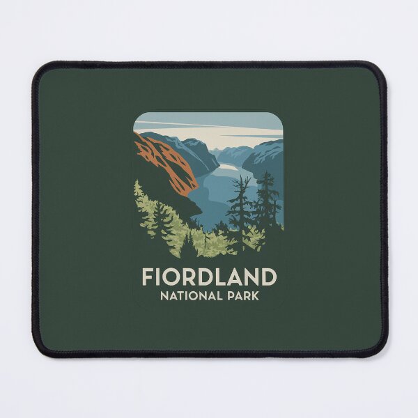 Item preview, Fiordland National Park logo emblem #2 designed and sold by ArtFusion-Shop.