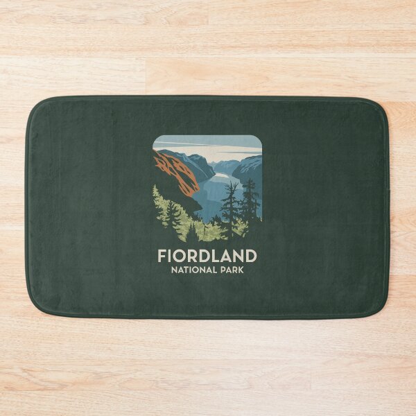 Item preview, Fiordland National Park logo emblem #2 designed and sold by ArtFusion-Shop.