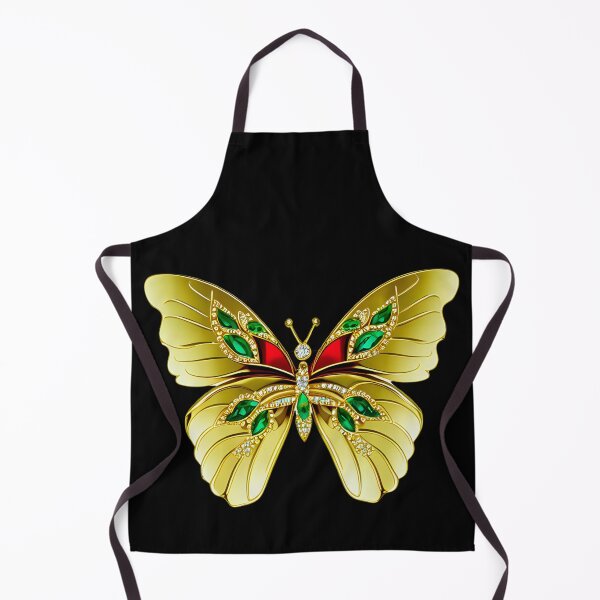 Item preview, EMERALD, RUBY AND GOLD BUTTERFLY DESIGN designed and sold by asudesign.