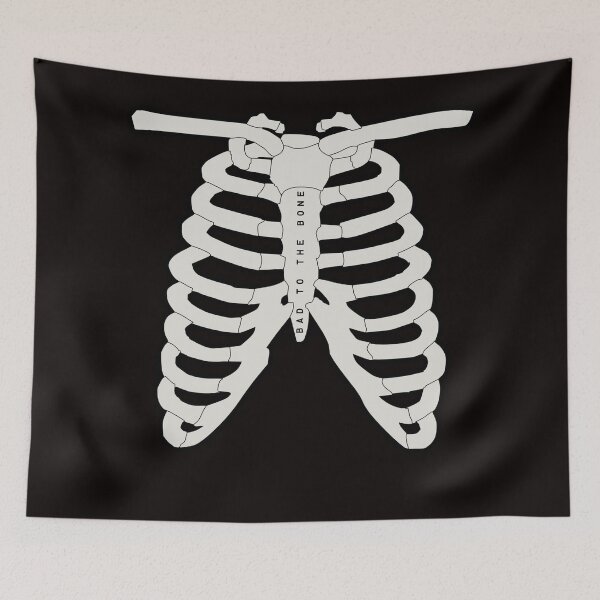 Item preview, Halloween | Skelton | Bad to the Bone | Funny Skeleton shirt designed and sold by FitEnvy.