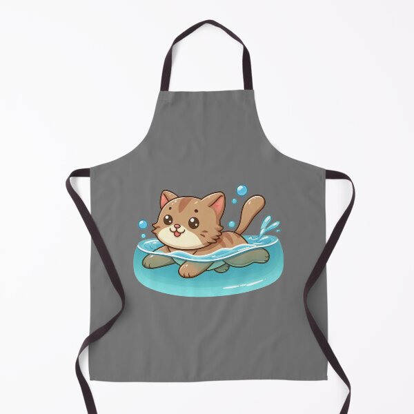 Item preview, Swimming cat designed and sold by MeowKittyPurr.