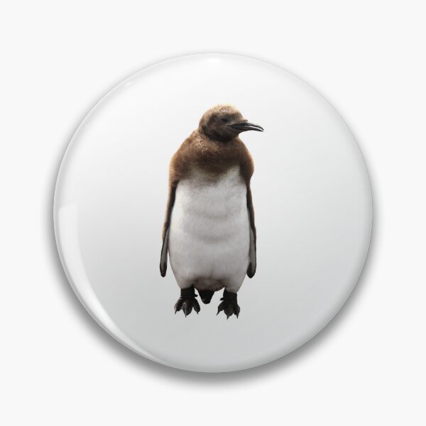Item preview, Cute Standing King Penguin Chick Boxed designed and sold by SBPenguins.