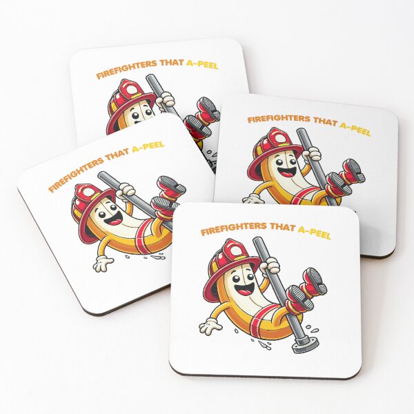 Item preview, Banana Firefighter - Firefighters That A-PEEL designed and sold by MaateoDesign.