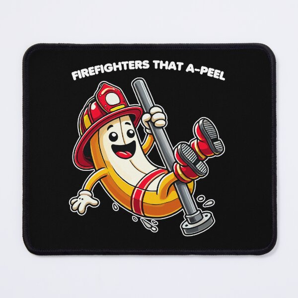 Item preview, Banana Firefighter - Firefighters That A-PEEL designed and sold by MaateoDesign.