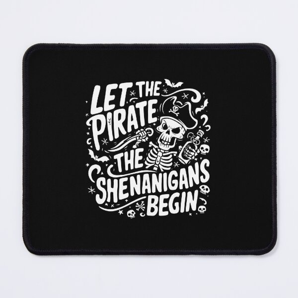 Item preview, Halloween Skull Let The Pirate Shenanigans Begin designed and sold by box-artshop.