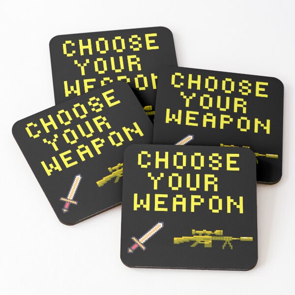 Item preview, Choose your Weapon Nerd! designed and sold by ClassicRetroism.