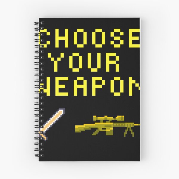 Item preview, Choose your Weapon Nerd! designed and sold by ClassicRetroism.