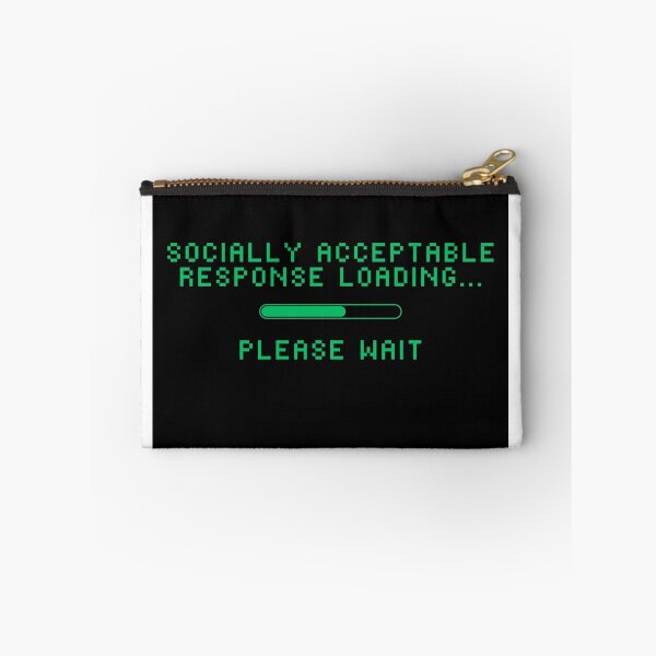 Item preview, A Socially Acceptable Response designed and sold by ClassicRetroism.