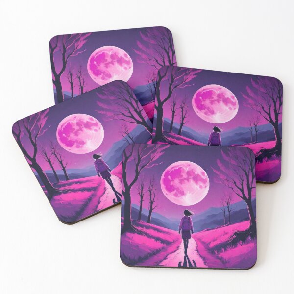 Item preview, PINK MOON EVENING STROLL designed and sold by Arts4U.