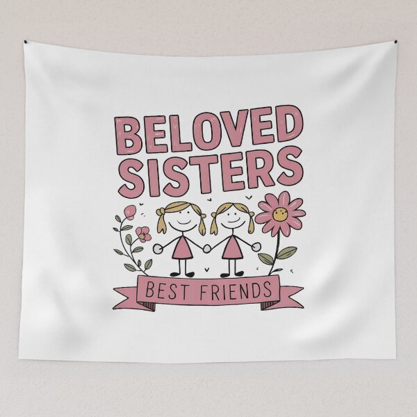 Item preview, Beloved Sister Relaxe, Best Sister, Best Friend, Twins designed and sold by FunnyShop4you.