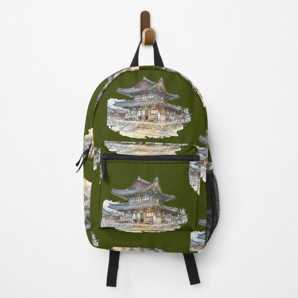 Item preview, 3D Sketch of Hahoe Folk Village in Andong, Korea - UNESCO Cultural Heritage Site,   designed and sold by PaintMeWorld.