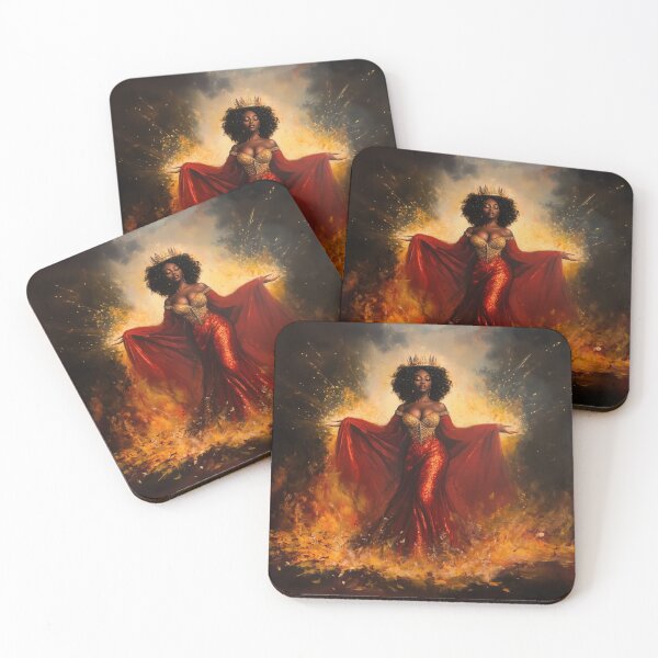 Item preview, Queen of Fire in a Fiery Red Gown designed and sold by regalaibylondon.