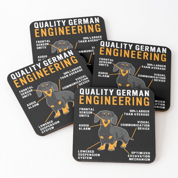 Item preview, Quality German Engineering - Dachshund Lover Wiener Dog designed and sold by GrahamEllis.