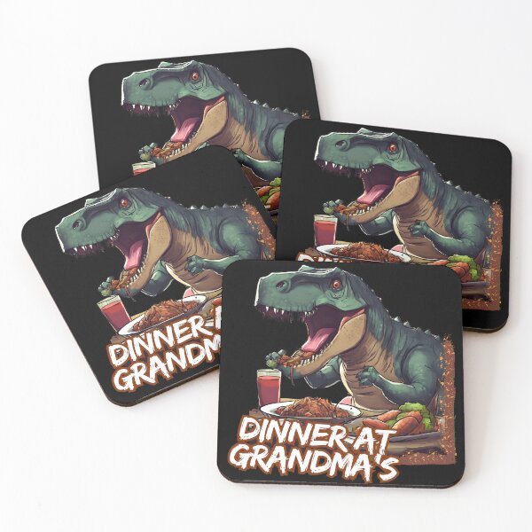 Item preview, Dinosaur Dinner At Grandma's Funny designed and sold by Design_Your_Day.
