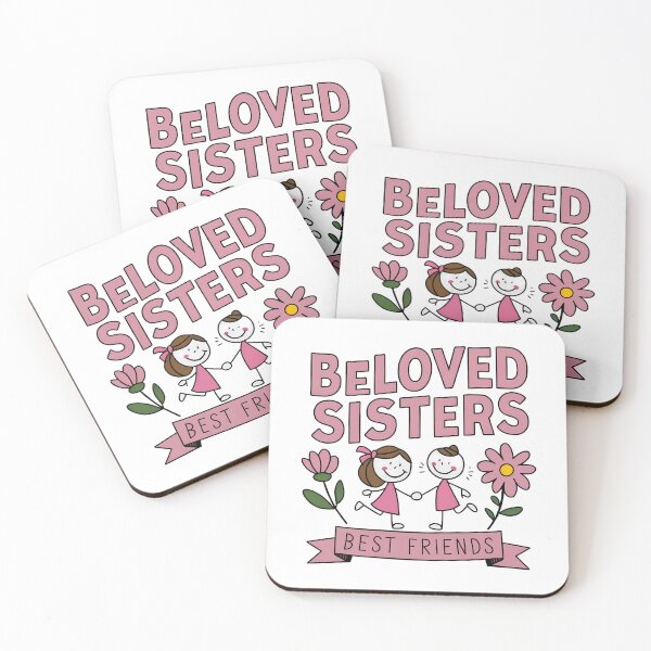 Item preview, Beloved Sister, Best Sister, Best Friend, Twins designed and sold by FunnyShop4you.