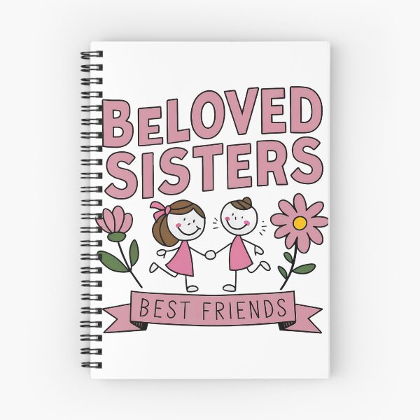 Item preview, Beloved Sister, Best Sister, Best Friend, Twins designed and sold by FunnyShop4you.