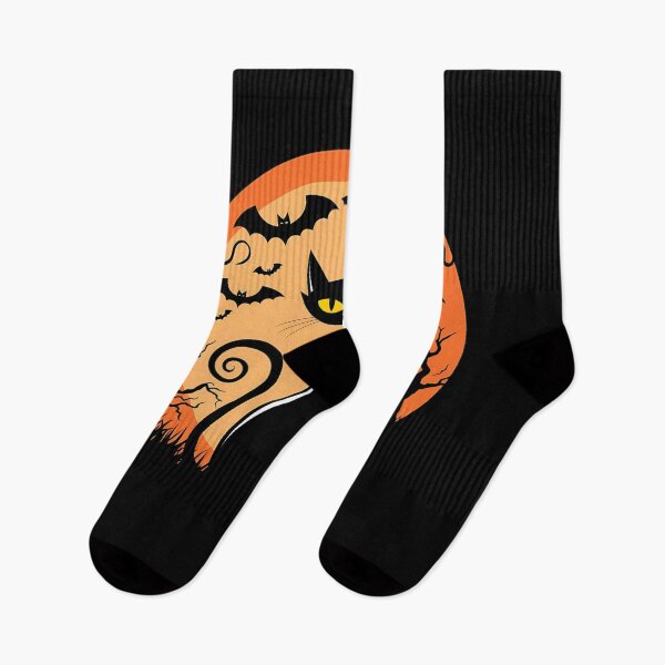 Artikelvorschau, Schwarze Katzenszene Halloween entworfen und verkauft von Ambient Mind Design.