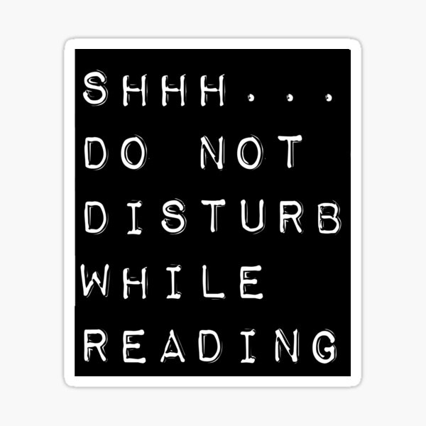 Item preview, Do not disturb the reader designed and sold by Liverature.