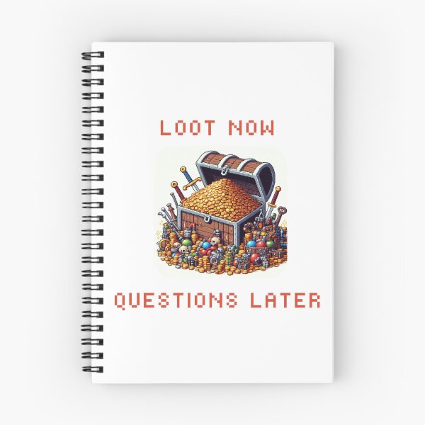 Item preview, Loot First! designed and sold by ClassicRetroism.