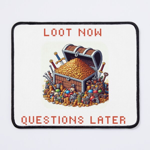 Item preview, Loot First! designed and sold by ClassicRetroism.