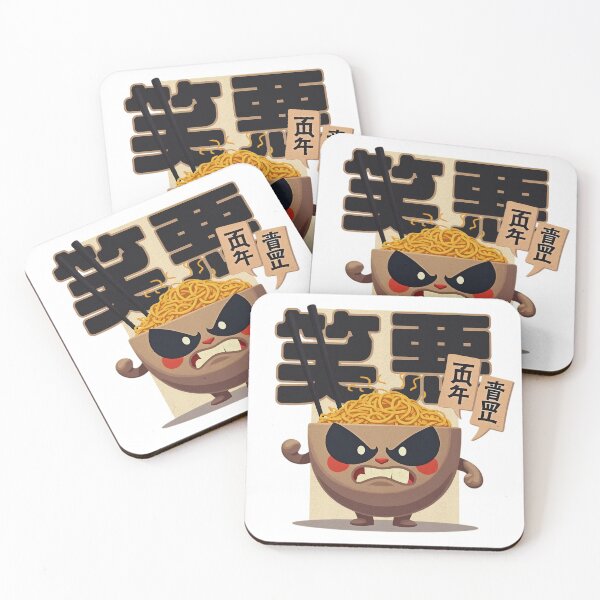 Item preview, Angry Noodle Bowl Character | Fun Asian Food Art designed and sold by IAPICTURE.