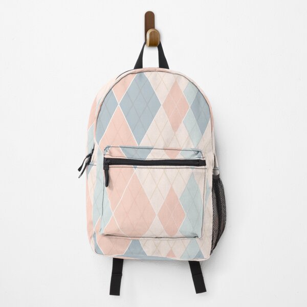 Item preview, An Argyle pattern design in soft pastel colors with delicate, small-scale diamond shapes. designed and sold by HEMRO.