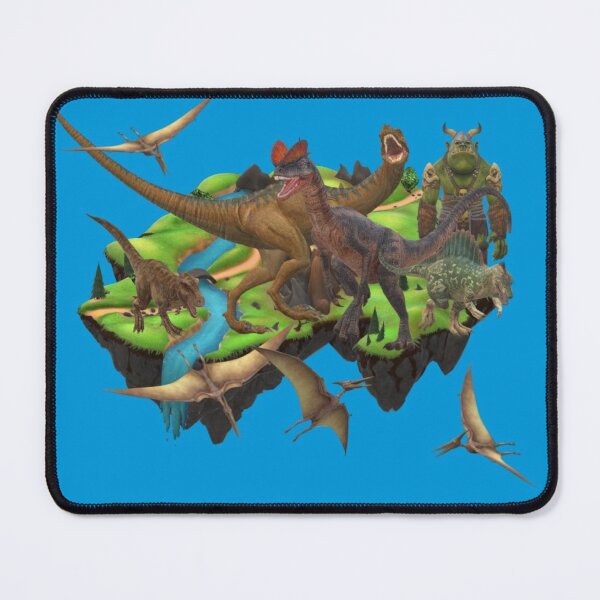 Item preview, Floating Island with dinosaurs various species designed and sold by Atarac.