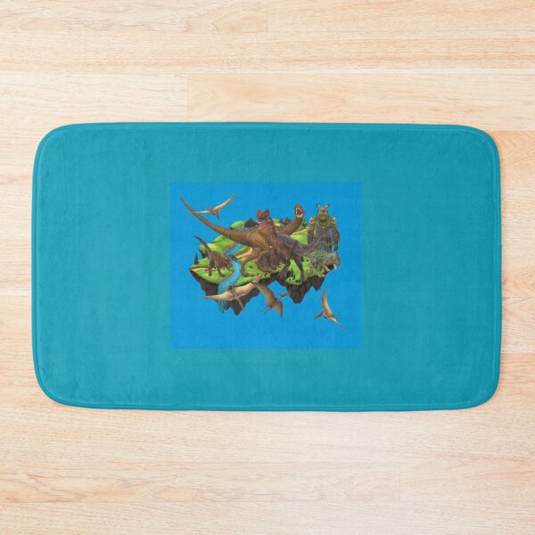 Item preview, Floating Island with dinosaurs various species designed and sold by Atarac.