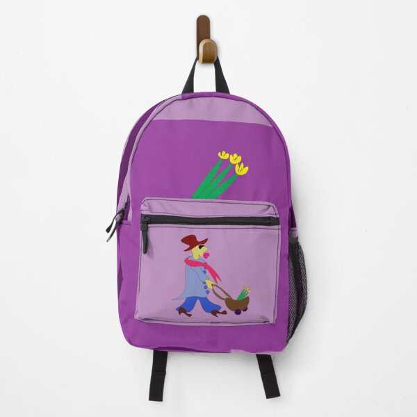 Item preview, Man with flowers in a trolley on wheels designed and sold by shrewdmovenet.