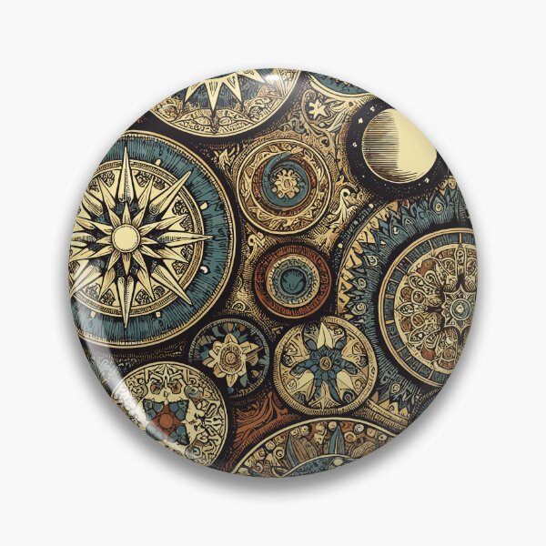 Item preview, Vintage Victorian Celestial Pattern designed and sold by RayCrimson.