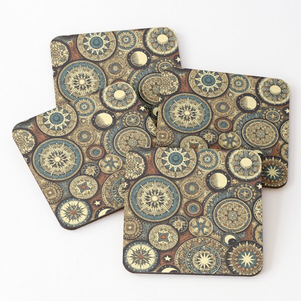 Item preview, Vintage Victorian Celestial Pattern designed and sold by RayCrimson.