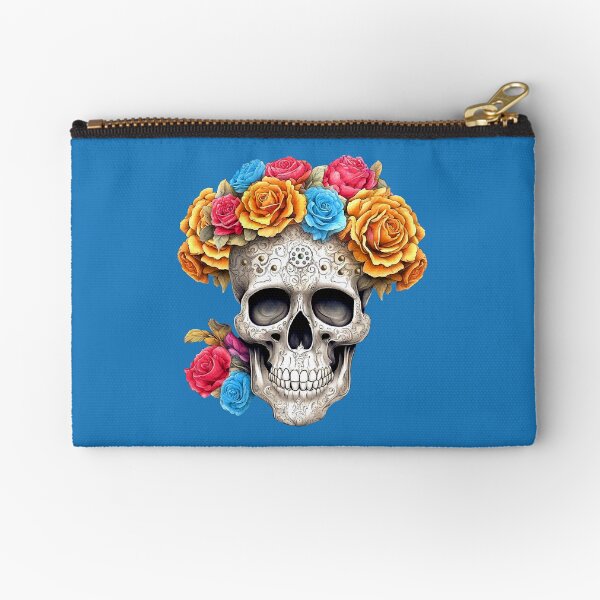 Item preview, Copy of Colorful Day of the Dead Skull with Flowers designed and sold by LaRoach Digital Arts.