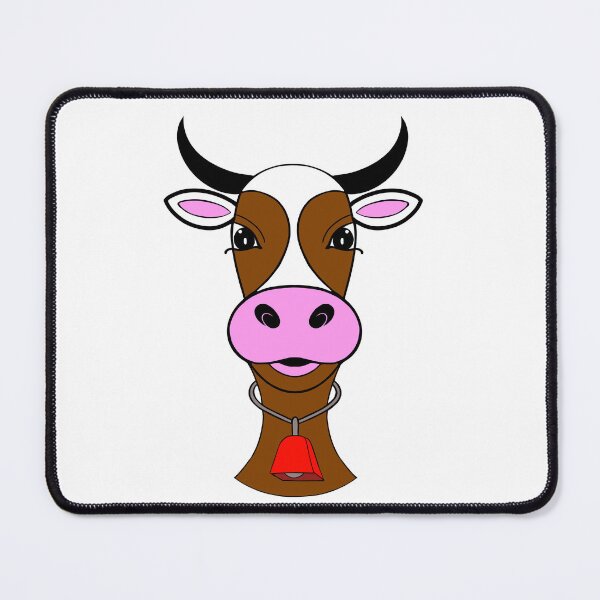 Item preview, Cow Head Red Cow Bell designed and sold by Sartoris Art.