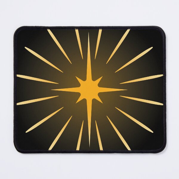 Item preview, Shining golden star designed and sold by ReflectedCrafts.