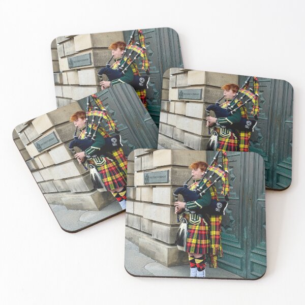 Item preview, Bagpipes and vivid tartan on the Royal Mile in Edinburgh designed and sold by renprovo.