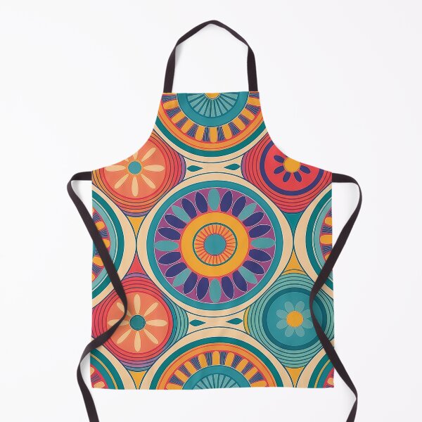 Item preview, A playful medallion pattern design with irregularly shaped, whimsical medallions in bright colors. designed and sold by HEMRO.