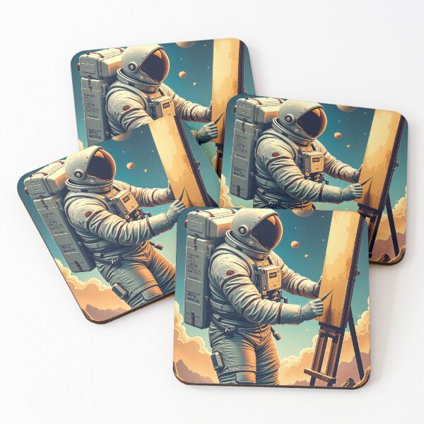 Item preview, astronaut painting designed and sold by redmoon64.