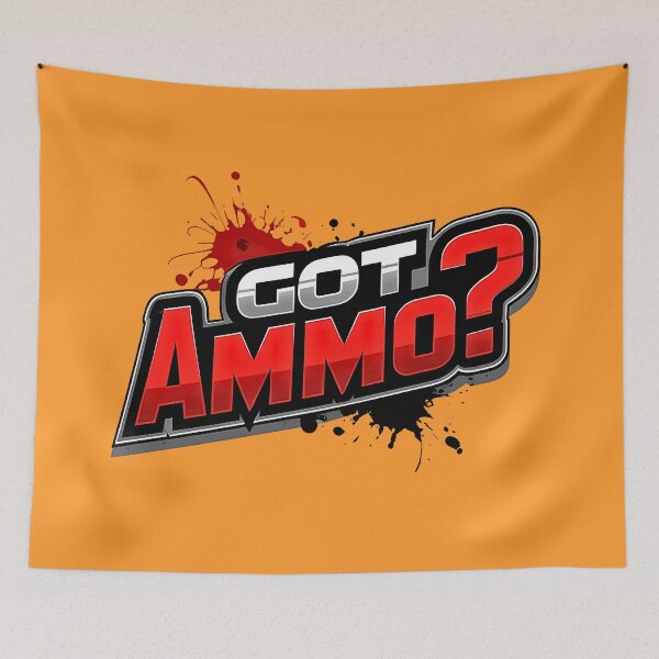 Item preview, Got Ammo? funny quote retro anime inspirational design designed and sold by BorgSpareParts.