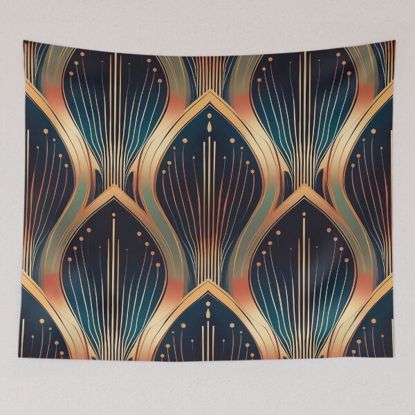 Item preview, An intricate and ornate pattern design reminiscent of Art Deco style. designed and sold by HEMRO.