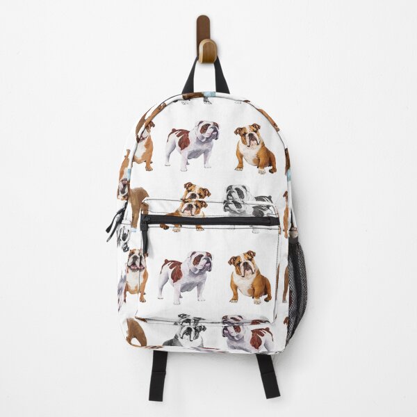 Item preview, bulldogs on white background designed and sold by TerenceLacey.